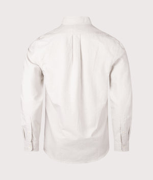 Custom Fit Lightweight Oxford Shirt. Shot by EQVVS. Back shot.