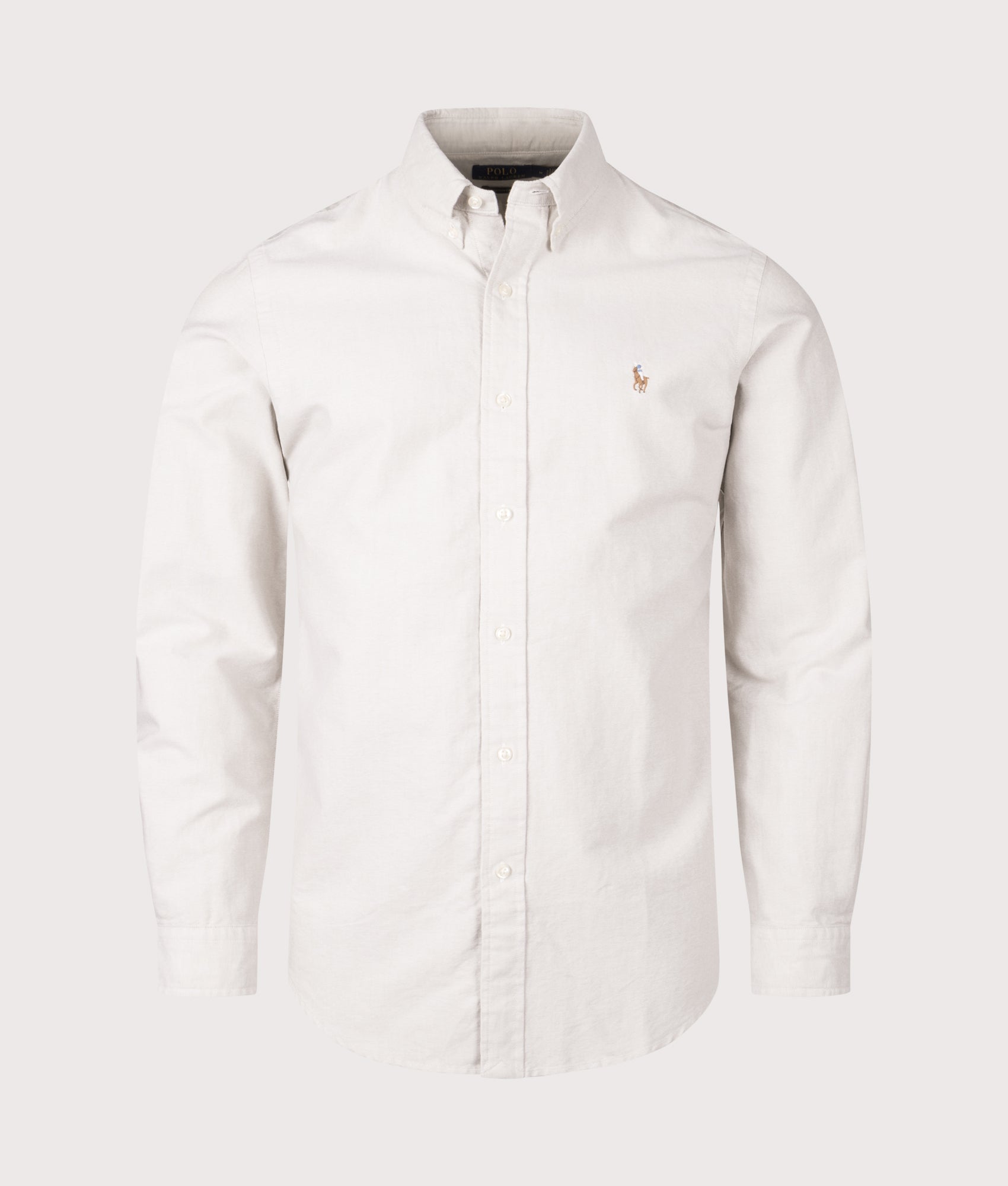 Custom Fit Lightweight Oxford Shirt. Shot by EQVVS. Front shot.