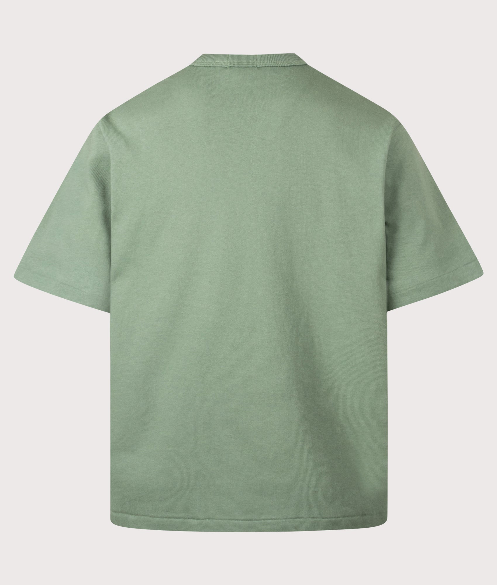 Polo Ralph Lauren Relaxed fit Logo Jersey T-Shirt in Fatigue at EQVVS Menswear. Back shot.