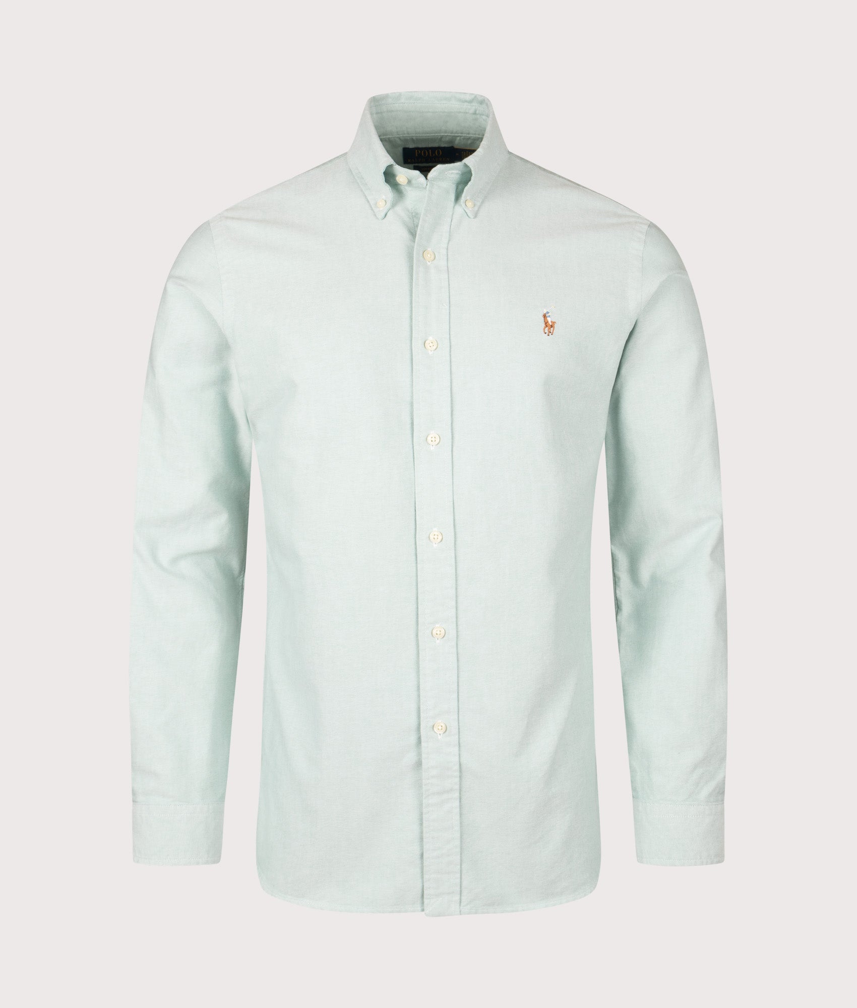 Custom Fit Lightweight Oxford Shirt. Shot by EQVVS. Front shot.