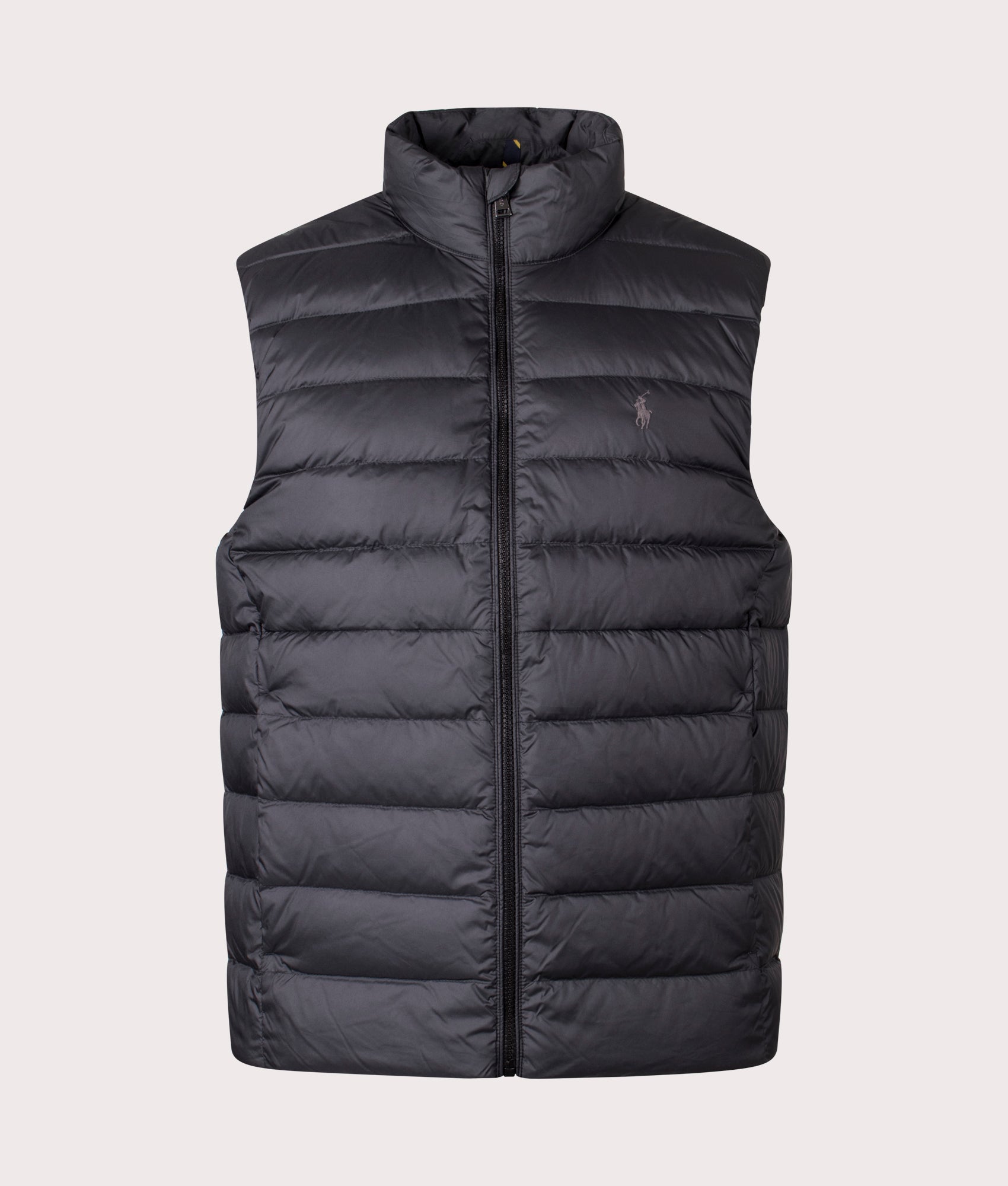 Colden Packable Matte Vest in Polo Black | Polo Ralph Lauren | EQVVS | Front shot 