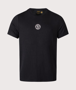 Cotton Jersey Sleep T-Shirt in Polo Black | Polo Ralph Lauren | EQVVS | Front shot 