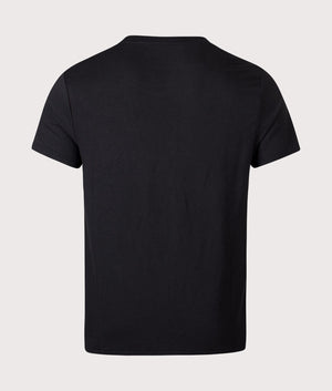 Cotton Jersey Sleep T-Shirt in Polo Black | Polo Ralph Lauren | EQVVS | Back shot 