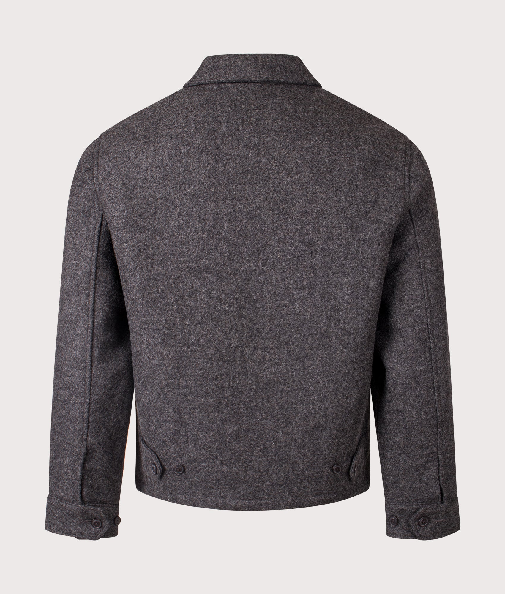 The Langdon Wool Jacket. Shot by EQVVS. Back shot.
