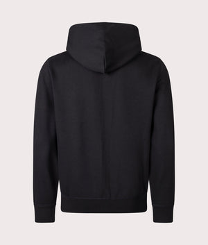 Zip Through Hoodie in Polo Black | Polo Ralph Lauren | EQVVS | Back shot 