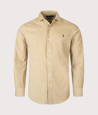 Custom Fit Corduroy Shirt: 004 Coastal Beige 