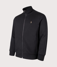 Double-Knit Track Jacket: 001 Polo Black 