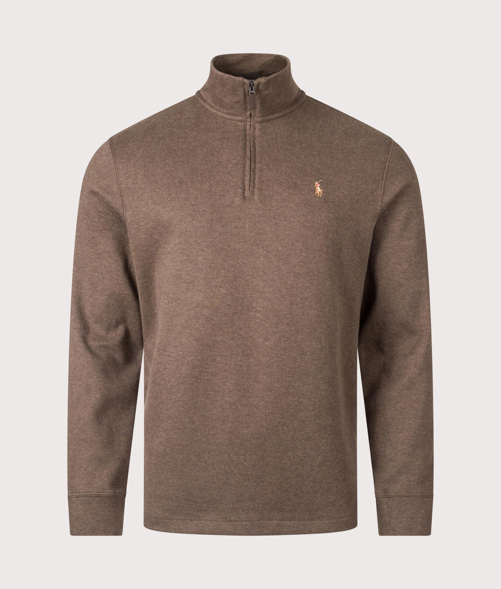 Estate Rib Quarter Zip Sweatshirt. Shot by EQVVS. Front shot.