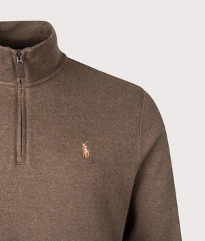 Estate Rib Quarter Zip Sweatshirt. Shot by EQVVS. Detail shot.