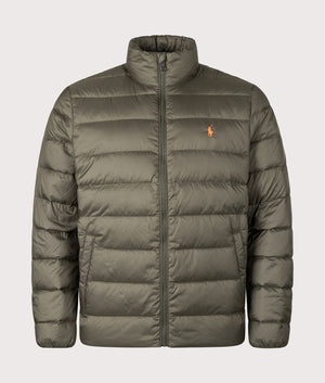 Colden Packable Matte Jacket in Ranger Green | Polo Ralph Lauren | EQVVS | Front shot 
