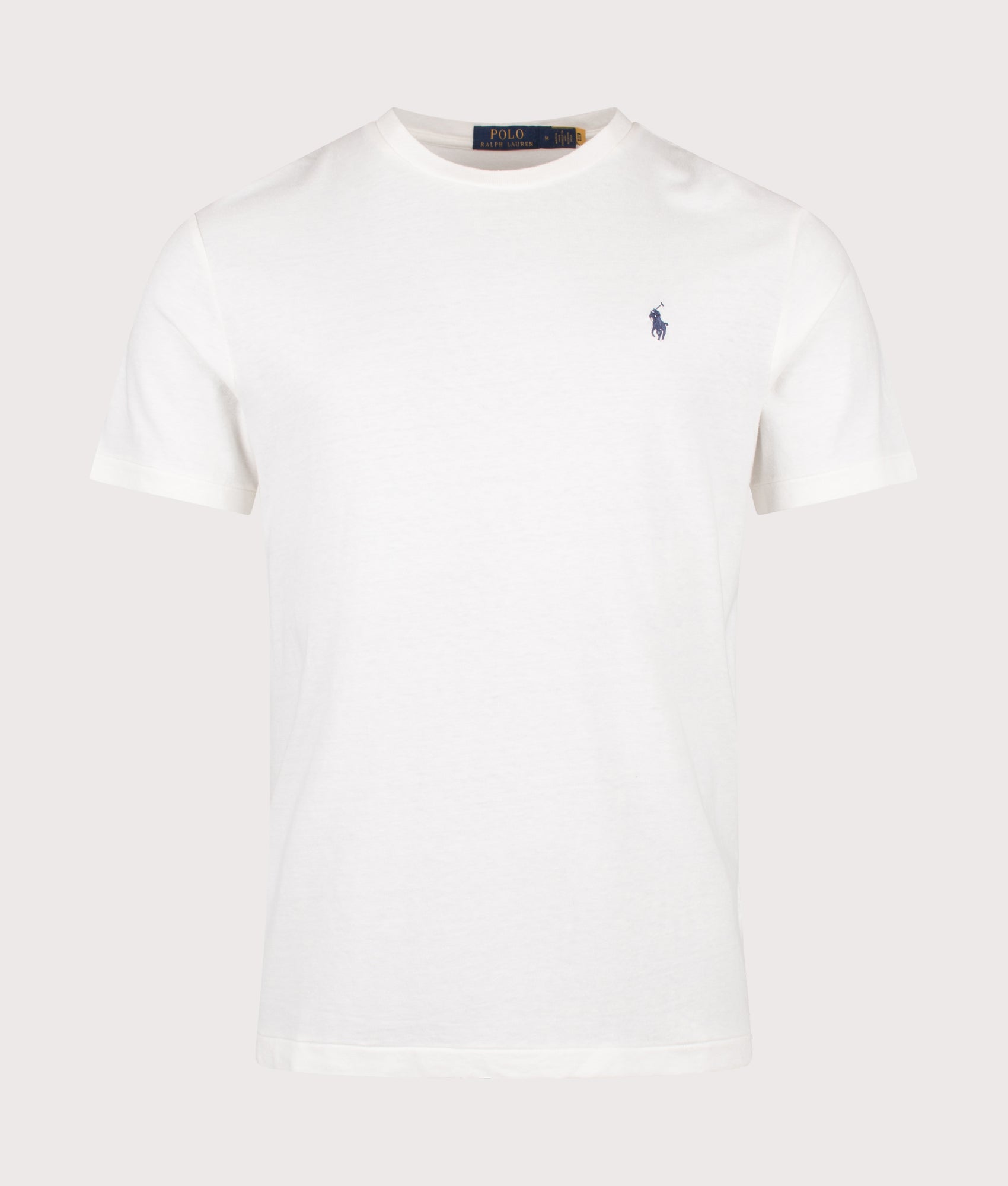 Polo Ralph Lauren Cotton-Linen Blend T-Shirt in Nevis at EQVVS Menswear. Front shot.