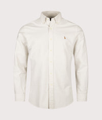 Custom Fit Iconic Oxford Shirt: 502 Basic Sand 