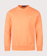 Regular Fit Loopback Terry Sweatshirt: 504 Pompano Orange 
