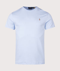 Custom Slim Fit Pima T-Shirt: 506 Pebble Blue 