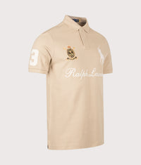 Classic Fit Big Pony Mesh Polo Shirt: 003 Vintage Khaki 