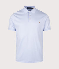Custom Slim Fit Soft Cotton Polo Shirt: 506 Pebble Blue 