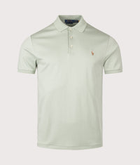 Custom Slim Fit Soft Cotton Polo Shirt: 504 Light Green 