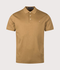 Custom Slim Fit Soft Cotton Polo Shirt: 505 Cafe Brown 
