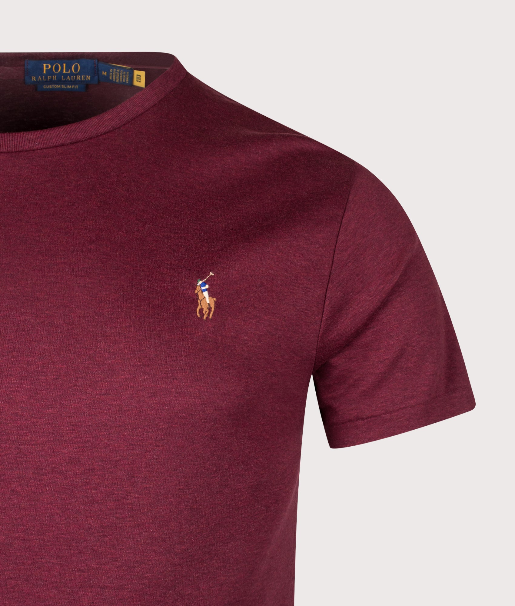 Custom Slim Fit Cotton T-Shirt. Shot by EQVVS. Detail shot.