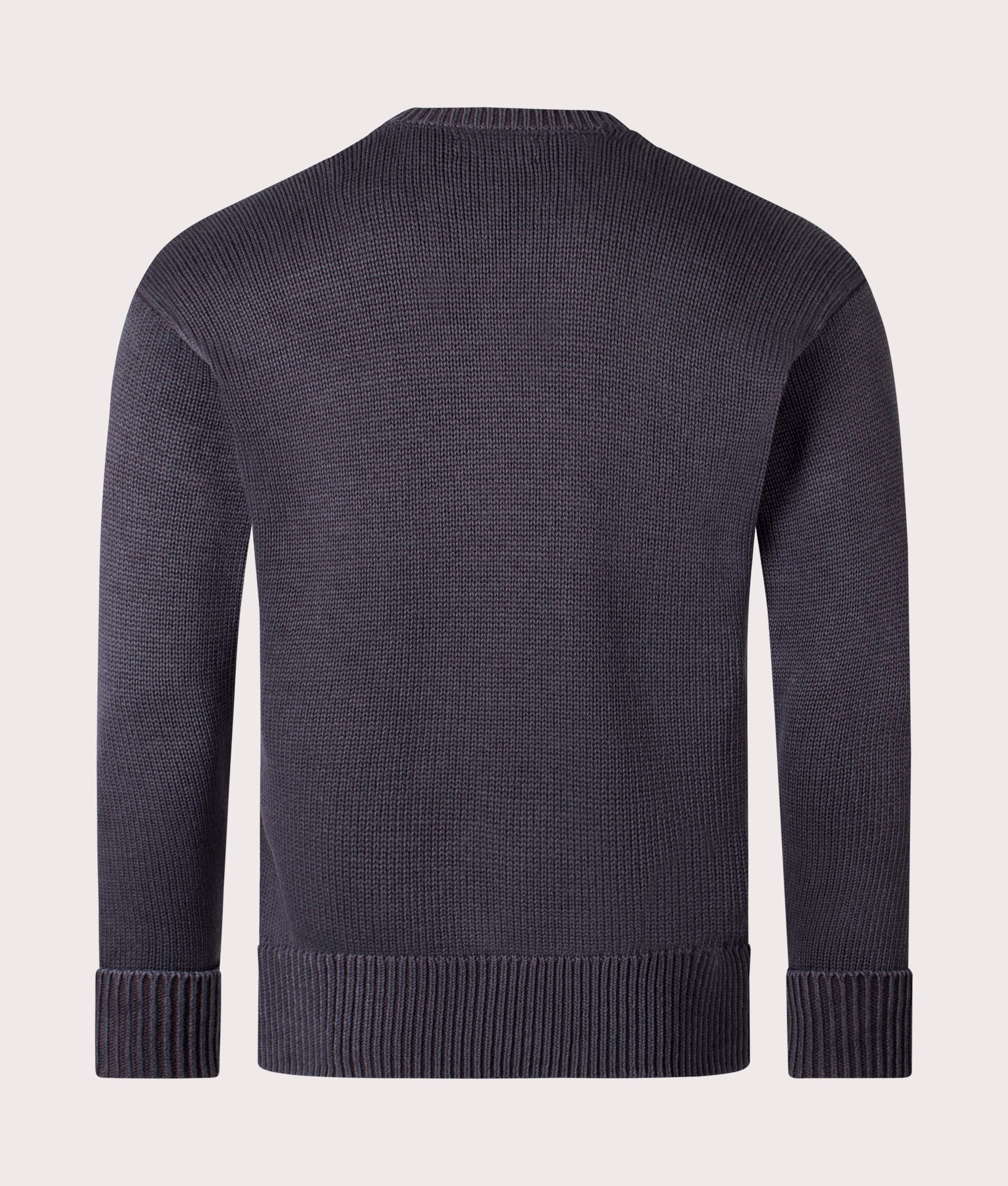 Garment-Dyed Sweatshirt in Polo Black | 100% Cotton | Polo Ralph Lauren | EQVVS | Back shot 
