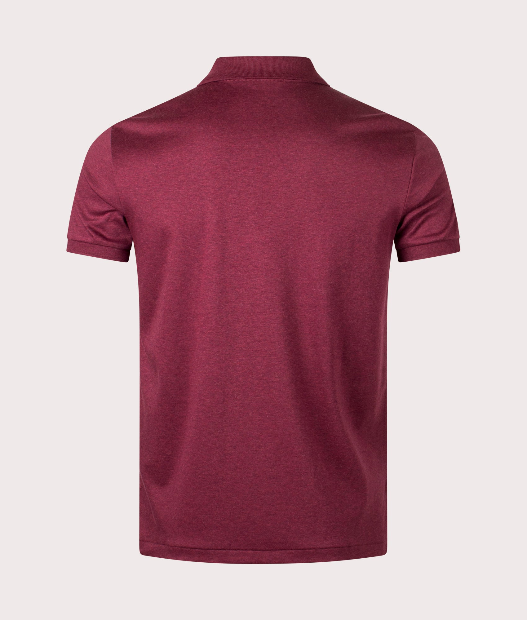 Mesh Polo Shirt in Spring Wine Heather | 100% Cotton | Polo Ralph Lauren | EQVVS | Back shot 