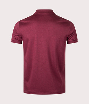 Mesh Polo Shirt in Spring Wine Heather | 100% Cotton | Polo Ralph Lauren | EQVVS | Back shot 