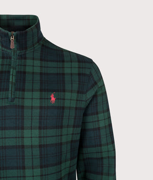 Estate-Rib Quarter-Zip in Blackwatch Plaid | Polo Ralph Lauren | EQVVS