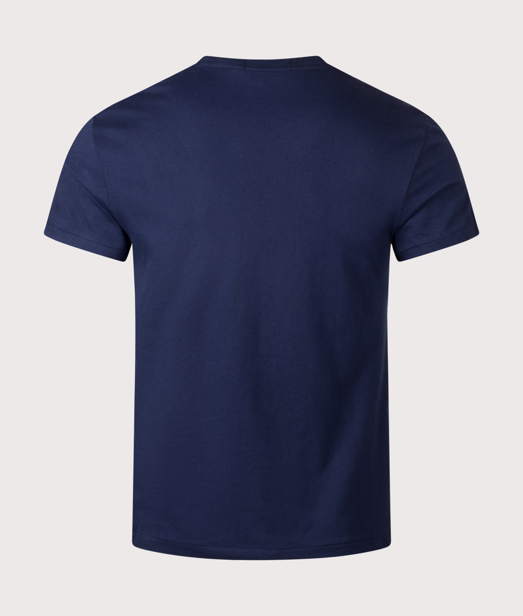 Polo Ralph Lauren Custom Slim Fit Logo Jersey T-Shirt in Cruise Navy at EQVVS Menswear. 
