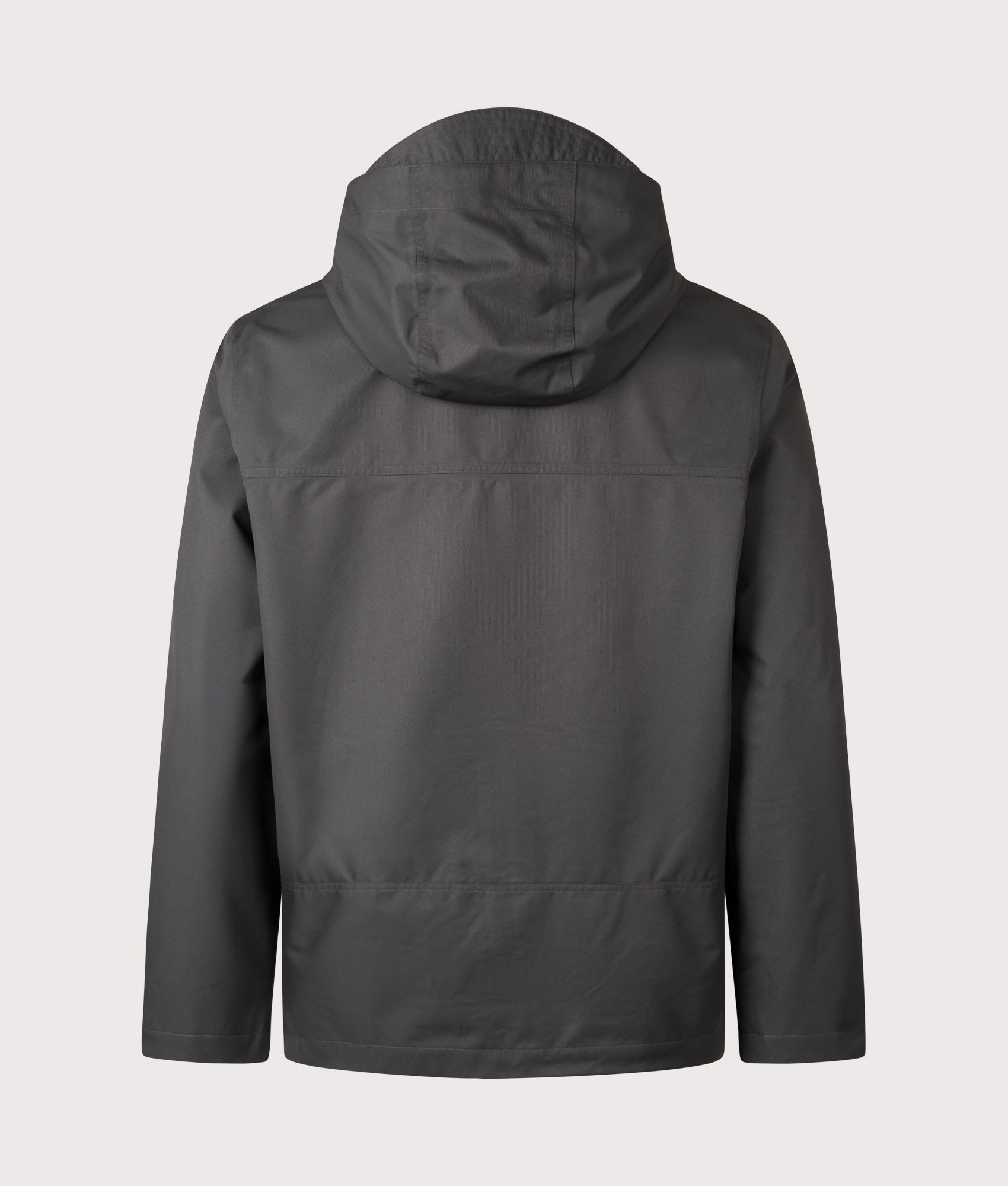 The Eastview Hooded Jacket in Deep Grey by Polo Ralph Lauren. Shot by EQVVS. Back Shot.