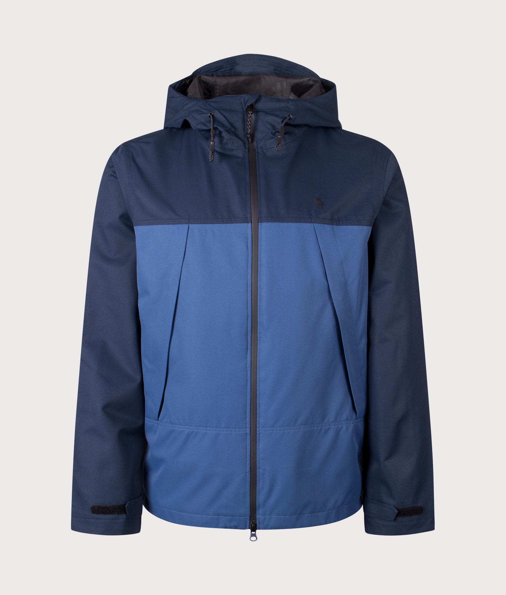 Eastview Colour-Blocked Jacket in Worth Navy/Night Navy | Polo Ralph Lauren | EQVVS | Front shot 