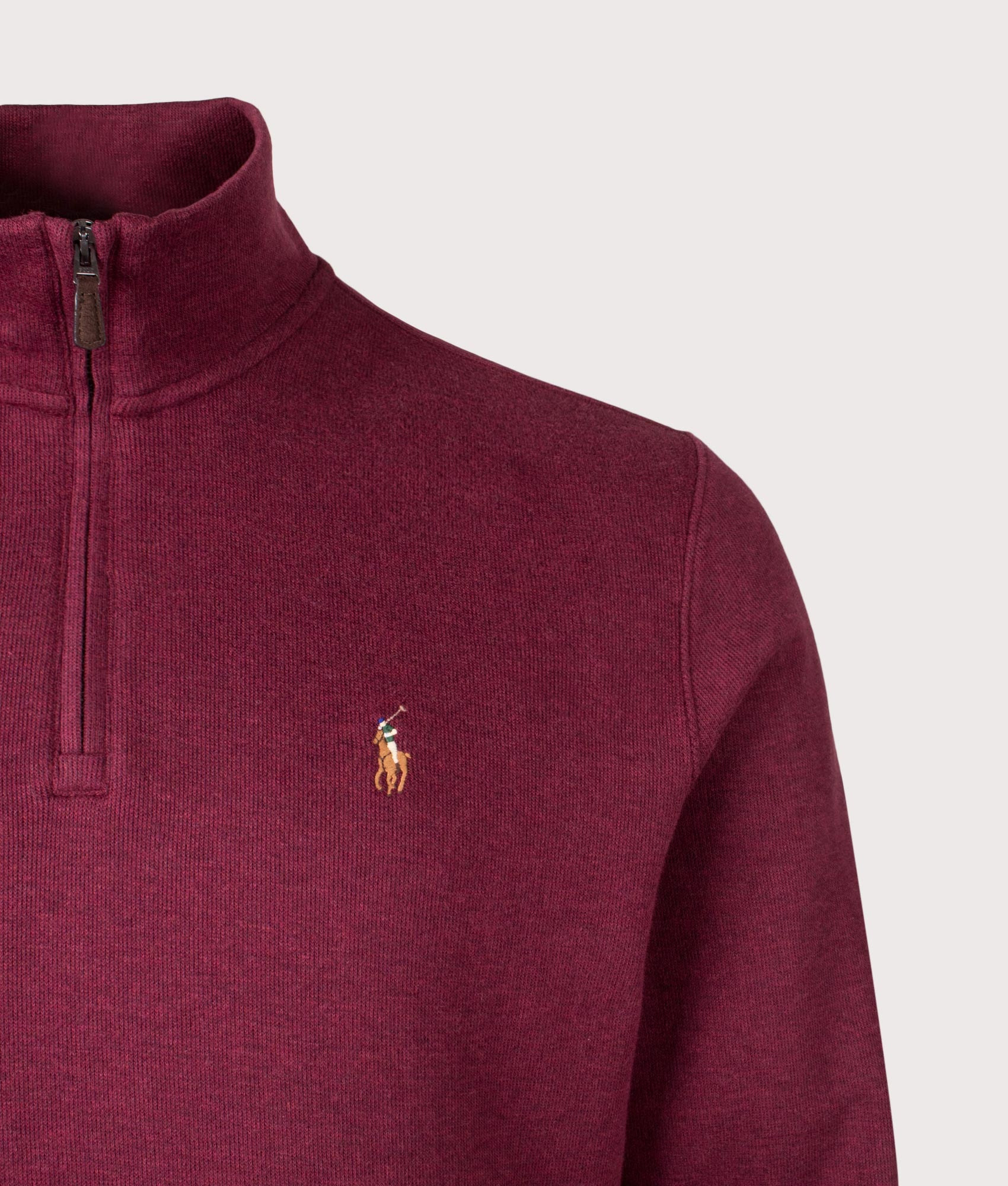 Estate Rib Quarter Zip Sweatshirt. Shot by EQVVS. Detail shot. 