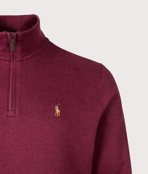 Estate Rib Quarter Zip Sweatshirt. Shot by EQVVS. Detail shot. 