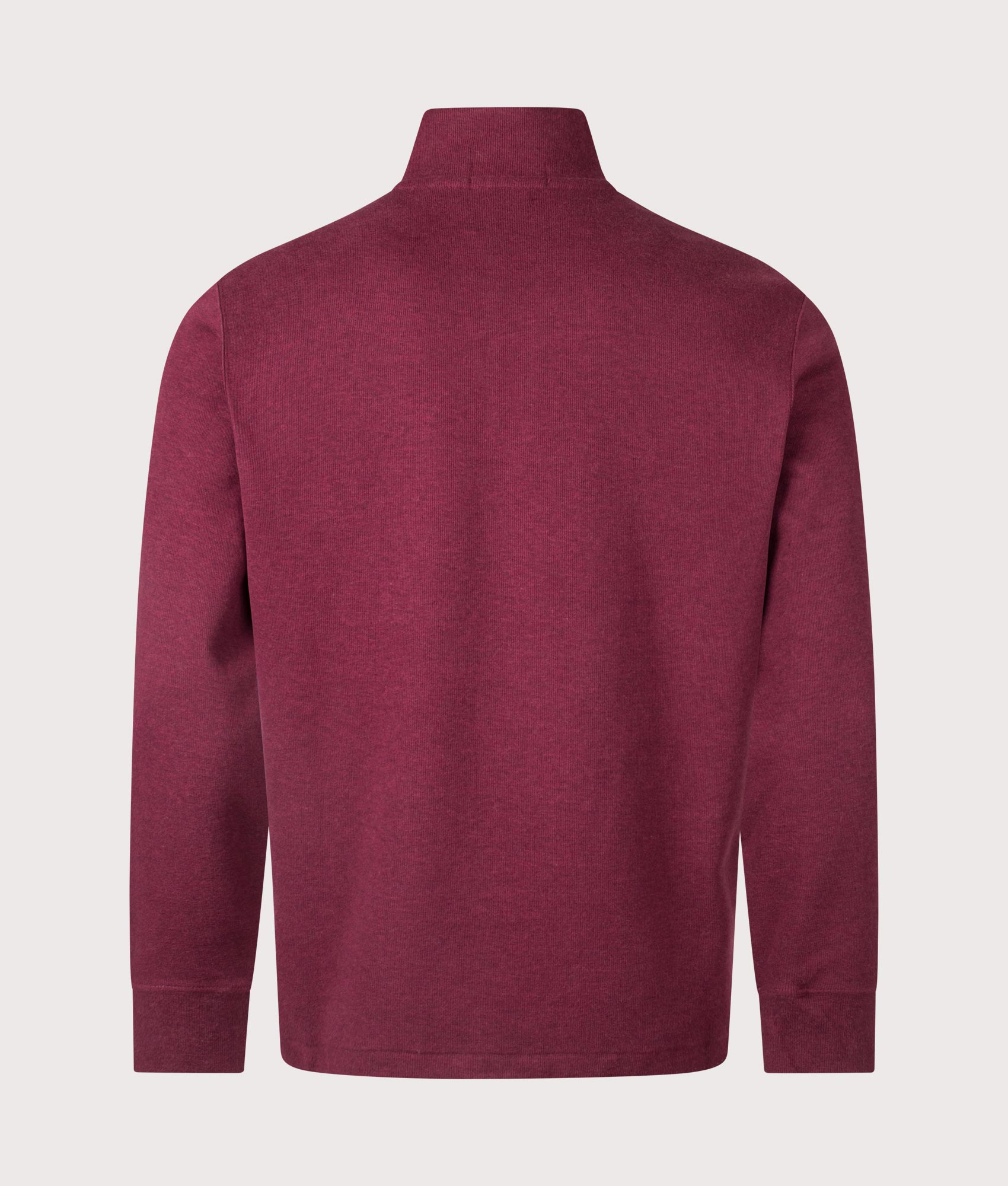 Estate Rib Quarter Zip Sweatshirt. Shot by EQVVS. Back shot. 