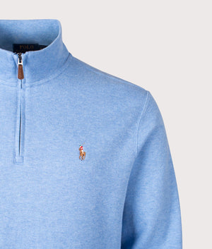 Estate Rib Quarter Zip Sweatshirt. Shot by EQVVS. Detail shot.