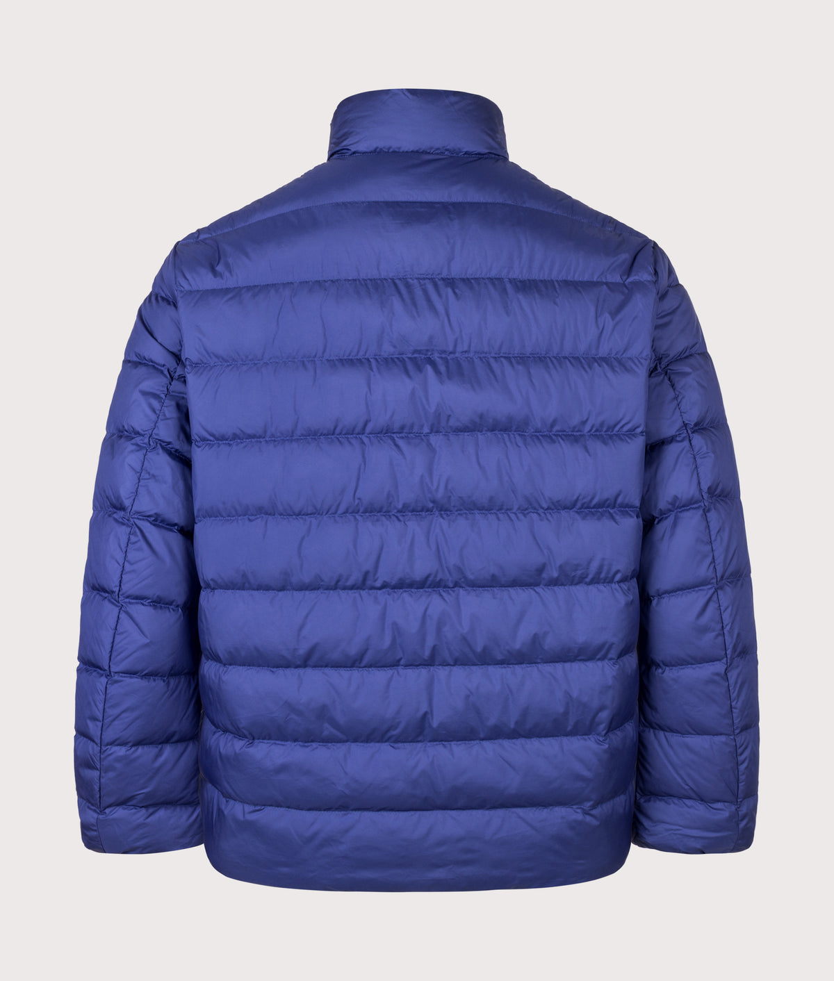 Polo Ralph Lauren The Colden Packable Down Jacket in Blue Yacht at EQVVS Menswear. Back shot.