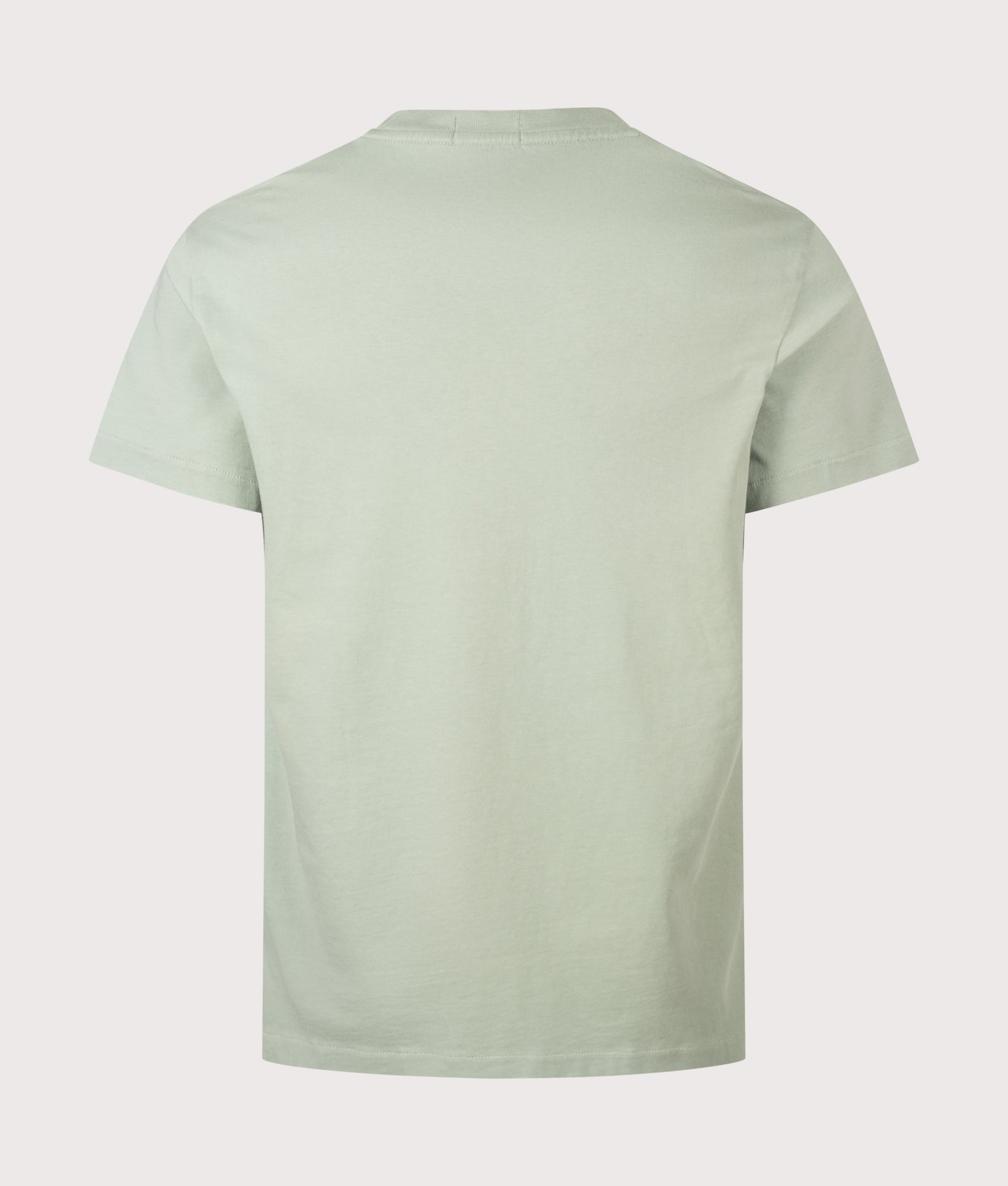 Classic Fit Jersey T-Shirt in Light Green by Polo Ralph Lauren. Shot by EQVVS. Back shot. 