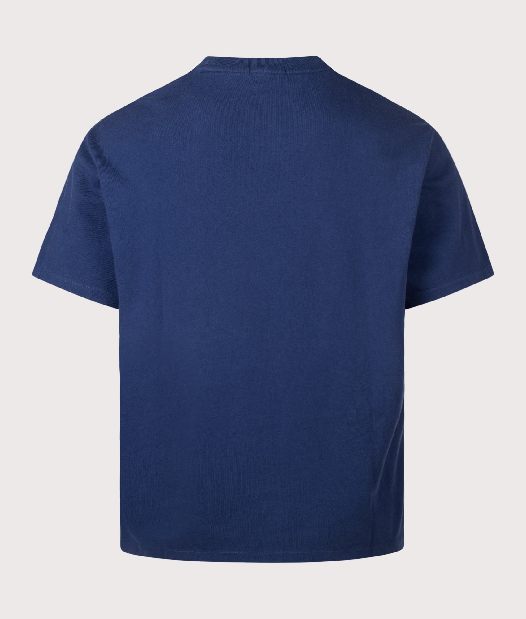 Polo Ralph Lauren Classic Fit Jersey T-Shirt in Cruise Navy at EQVVS Menswear. Back shot.