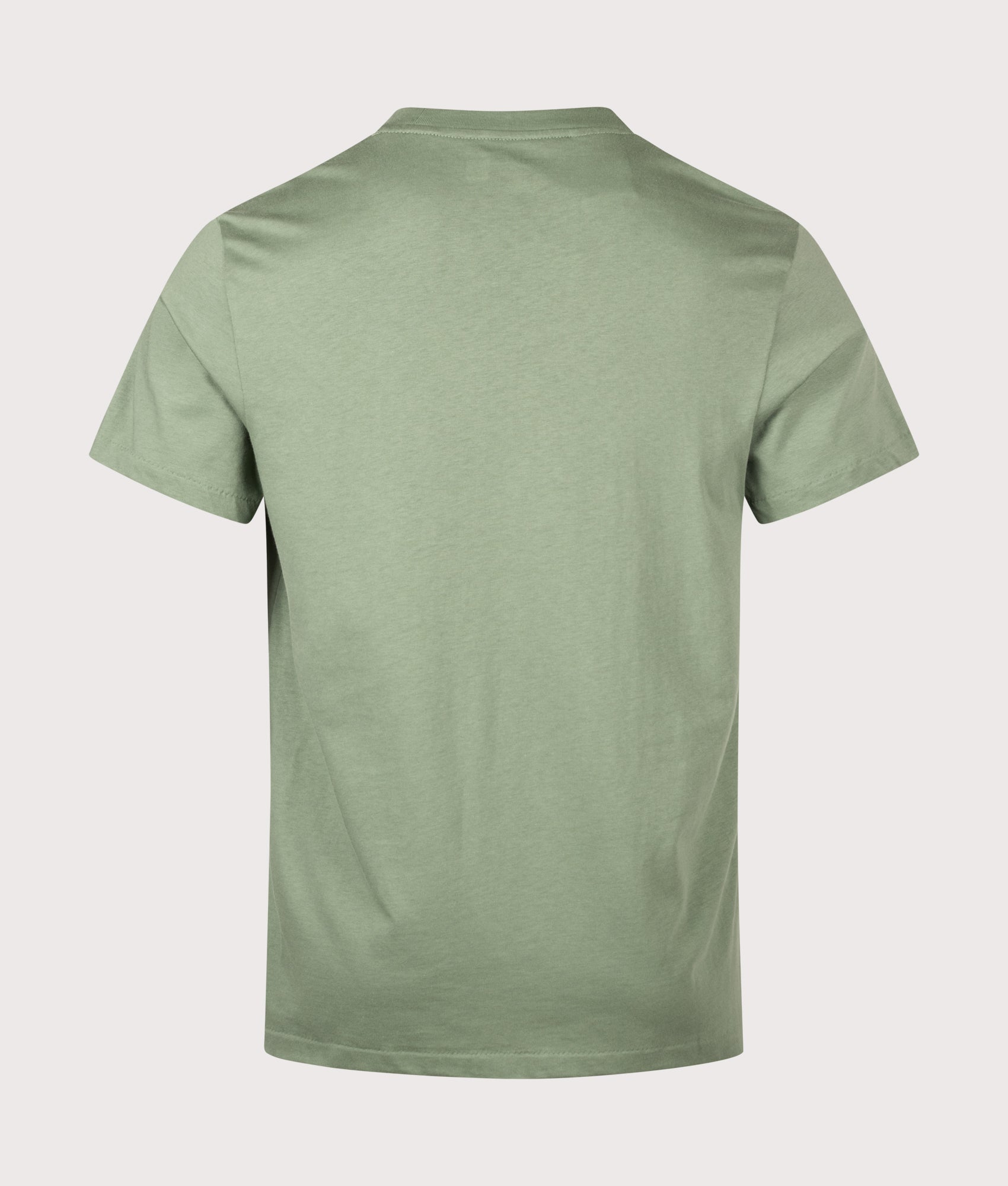 Polo Ralph Lauren Lightweight Crew Neck T-Shirt in Fatigue at EQVVS Menswear. Back shot.