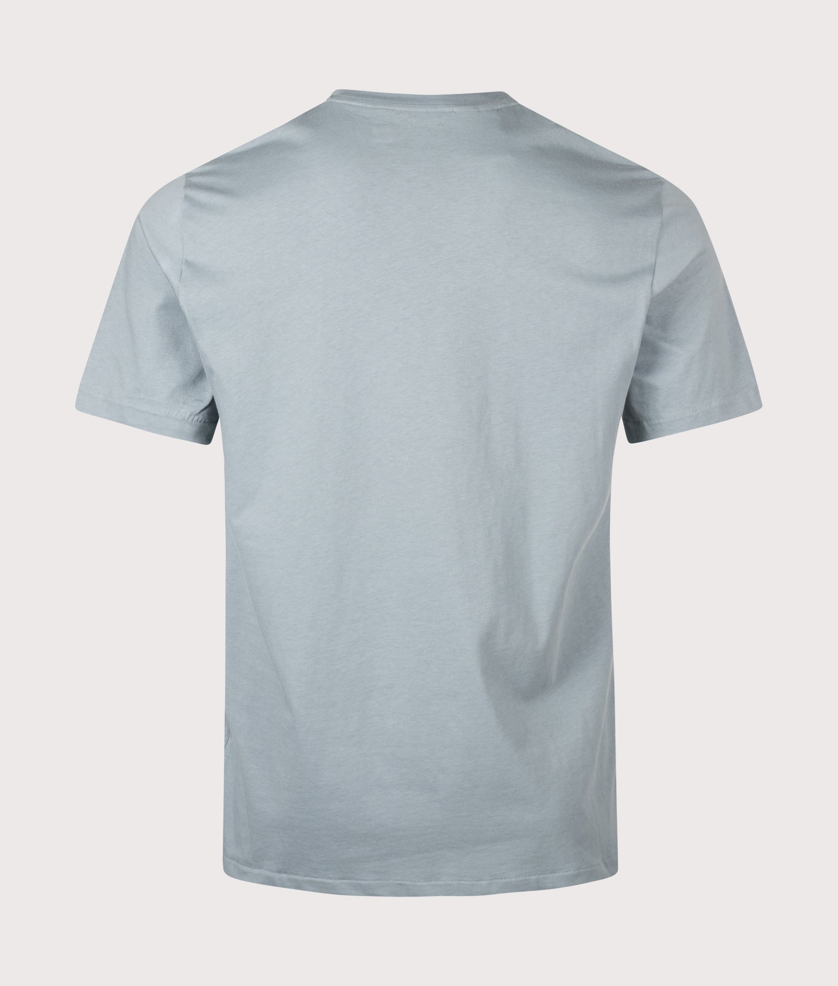 Polo Ralph Lauren Lightweight Crew Neck T-Shirt in Cool Grey Blue at EQVVS Menswear. Back shot.