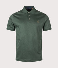 Custom Slim Fit Soft Cotton Polo Shirt: 508 Scotch Pine Heather 
