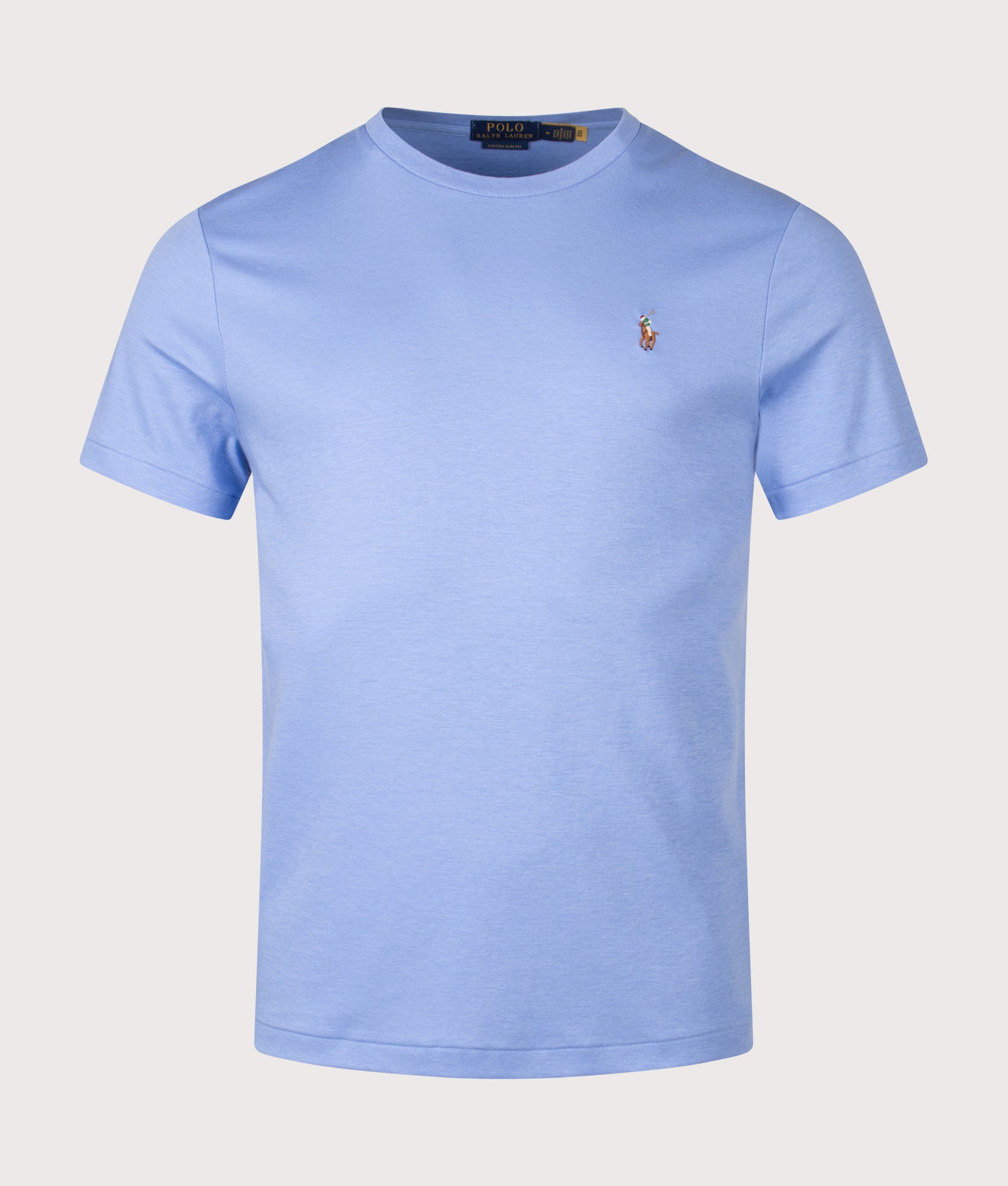 Classic Fit Embroidered T-Shirt in Fatigue | Polo Ralph Lauren | Shot at EQVVS | Front shot 