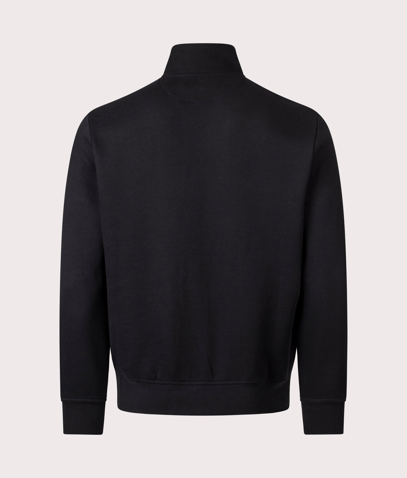 Quarter Zip Sweatshirt in Polo Black | Polo Ralph Lauren | EQVVS | Back shot