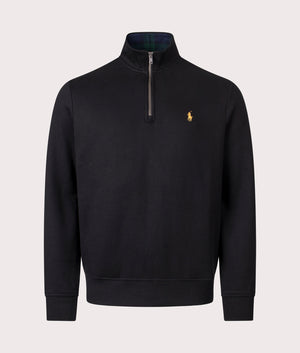 Quarter Zip Sweatshirt in Polo Black | Polo Ralph Lauren | EQVVS | Front shot 