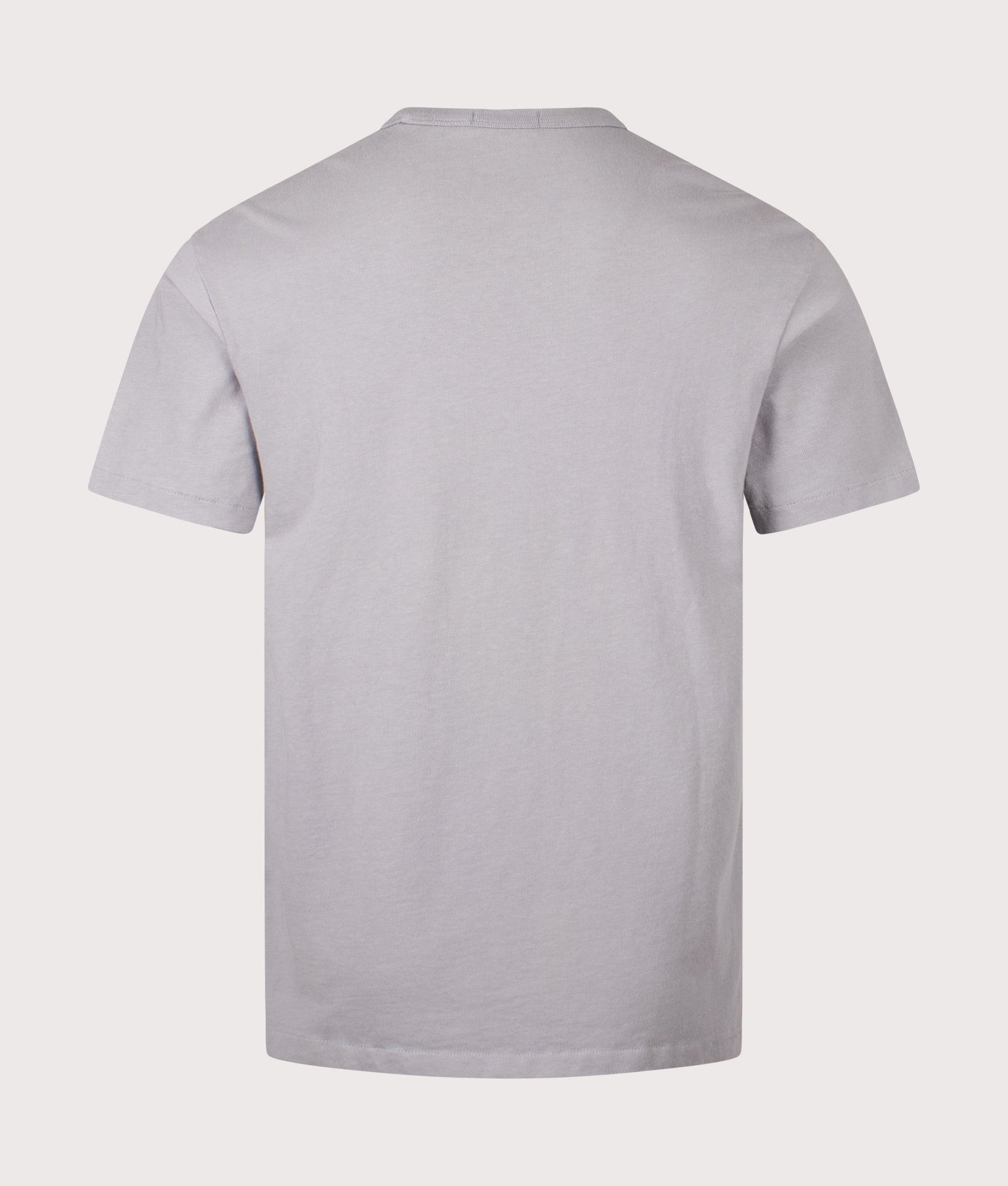 Jersey T-Shirt in Soft Grey | 100% Cotton | Polo Ralph Lauren | EQVVS | Back shot 