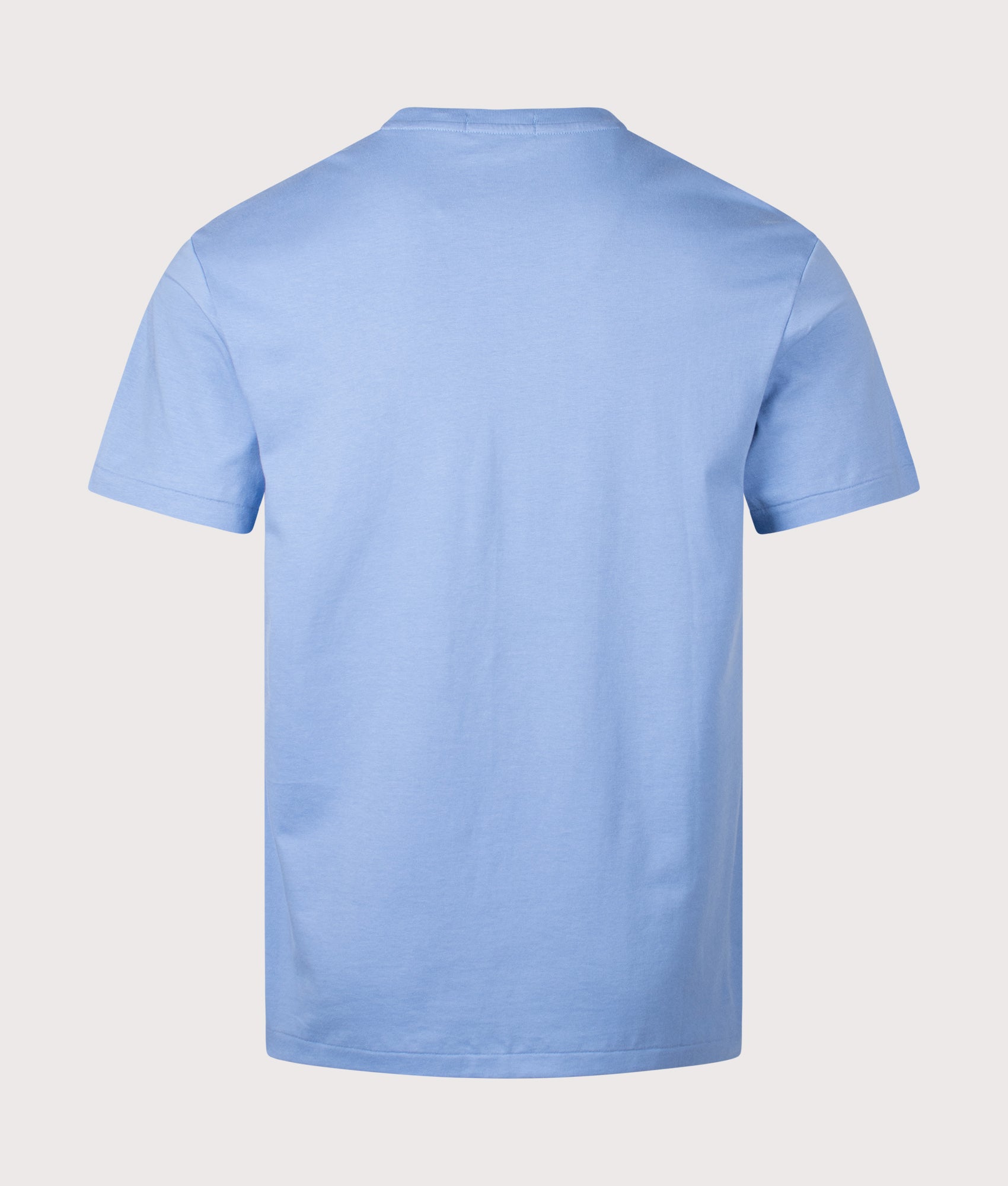 Classic Fit Logo T-Shirt in Bristol Blue | 100% Cotton | Polo Ralph Lauren | EQVVS | Back shot 