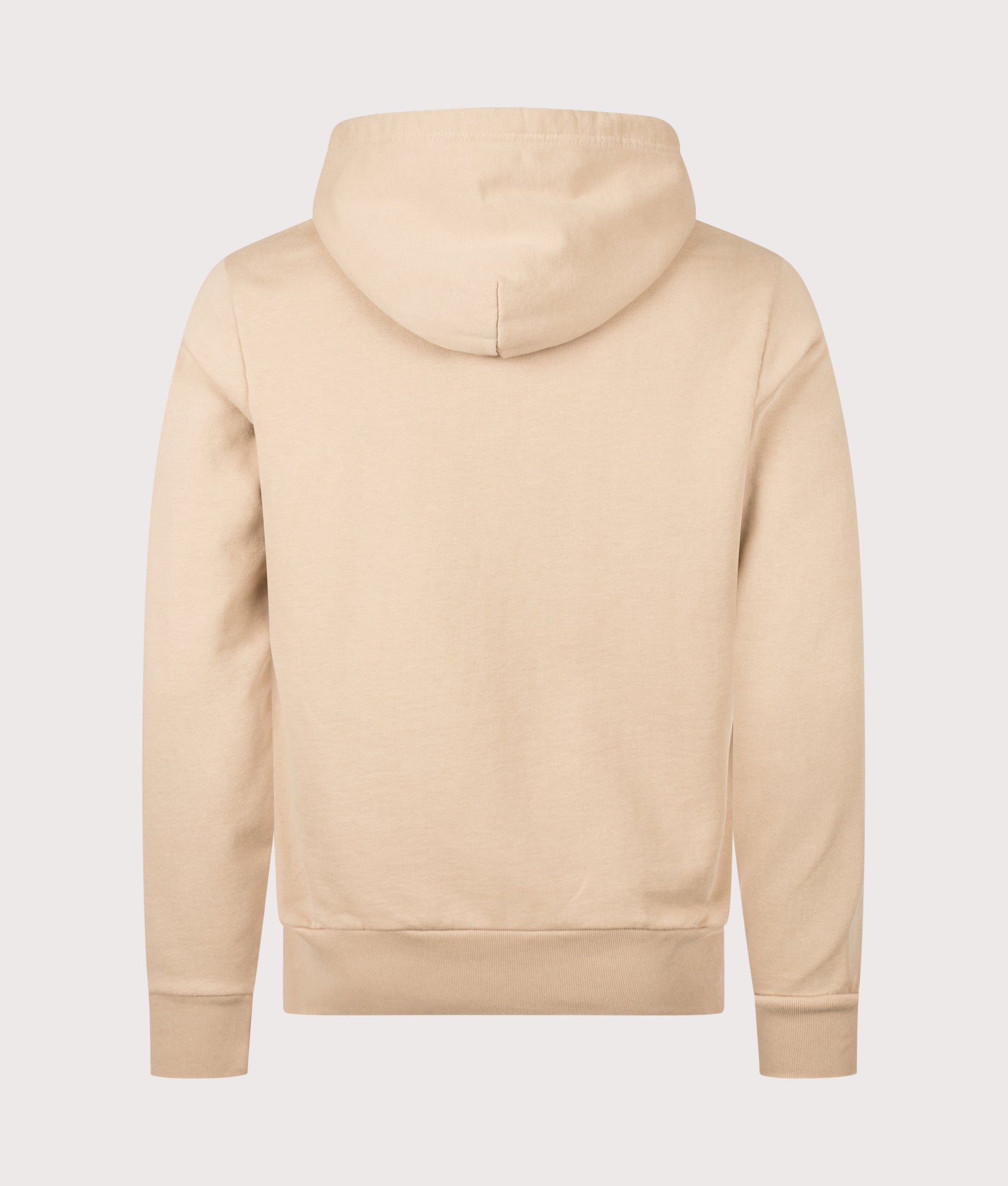 Loopback Fleece Hoodie in Classic Camel | 100% Cotton | Polo Ralph Lauren | EQVVS | Back shot 