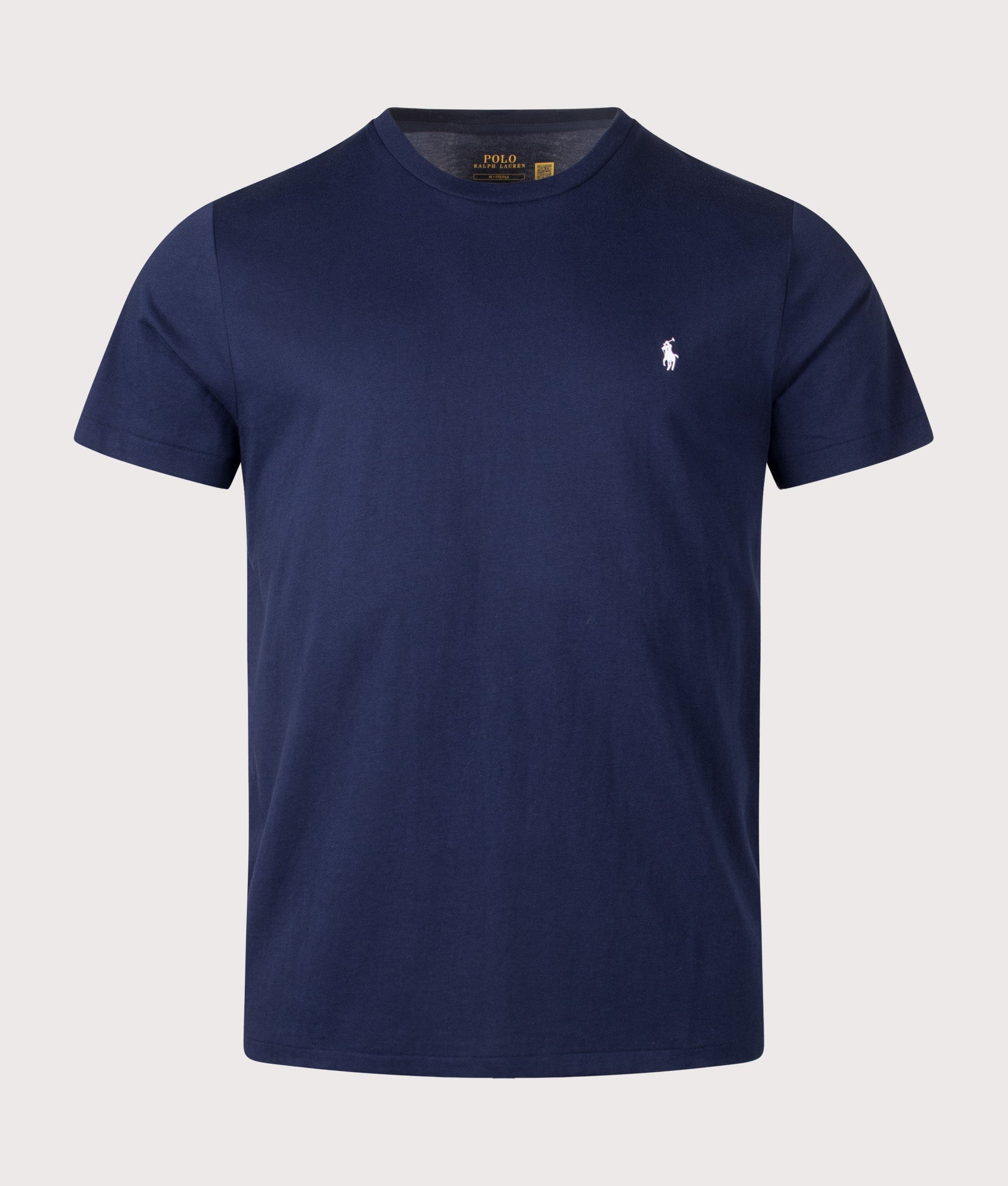 Polo Ralph Lauren Cotton Jersey Sleep Shirt in Cruise Navy at EQVVS Menswear. Front shot.