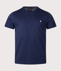 Cotton Jersey Sleep Shirt: 410 Cruise Navy/White Polo Pony 