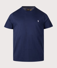 Classic Fit (Relaxed) Lightweight T-Shirt: 410 Cruise Navy/White Polo Pony 