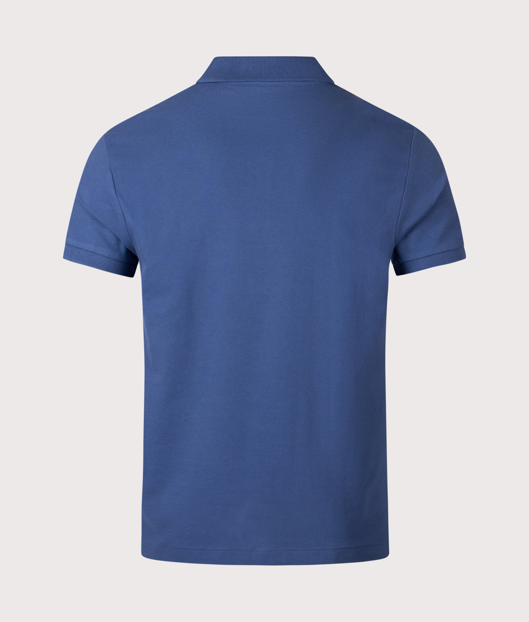Custom Slim Fit Stretch Mesh Polo Shirt in Night Navy | 100% Cotton | Polo Ralph Lauren | EQVVS | Back shot 